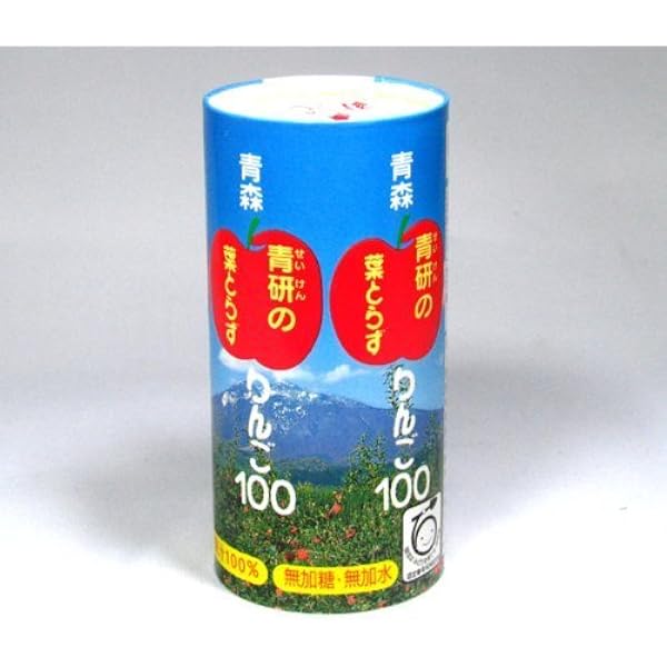 Amazon | 青研 葉とらずりんご100 195ml カートカン 30本入 3