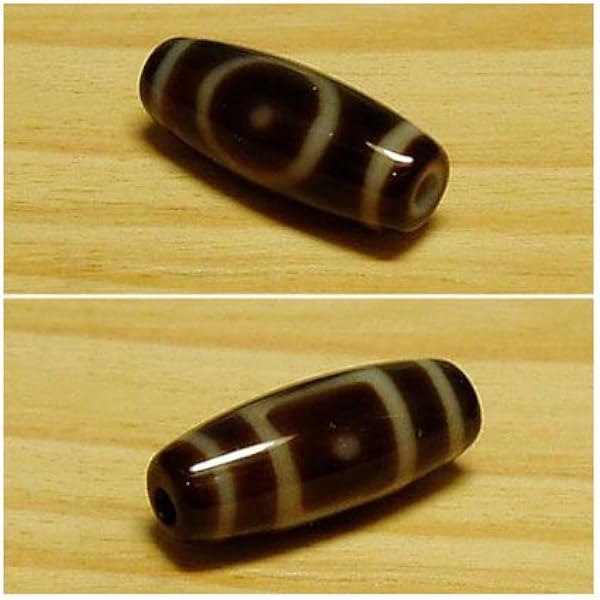 Amazon | チベット 天珠 星辰天珠 瑪瑙 カルセドニー 38