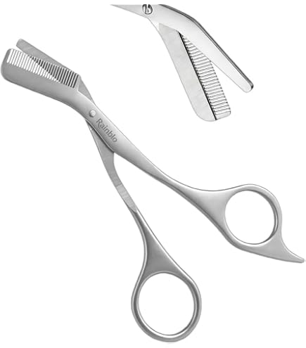 Amazon | 貝印 KAI Groom! クシ付き 眉毛 ハサミ 2WAY 揃えやすい 日本