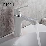 Frapシングルハンドルファッションスタイル洗面台用蛇口_F1031white