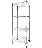 Amazon｜スチールラック 5段 幅60 奥行き45 高さ180cm キャスター付き