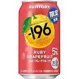 -196 ルビーグレープフルーツ 350ml 24本 【みずみずしく甘酸っぱい味わい】 [サントリー チューハイ] イチキューロク