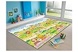 MyLine baby indoor/outdoor playmat-Animal School/TrainABC by MyLine [並行輸入品]