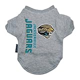 NFLジャクソンビルジャガーズロゴペットTシャツ – グレー（ミディアム）