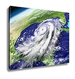 Ashleyキャンバス、オービットビューのハリケーンMatthew 16" x 20" 6618571-AG-C1-1620