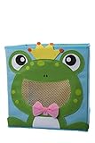 Smiling Frog Prince Collapsibleおもちゃストレージボックスとクローゼットオーガナイザーfor Kids