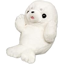 Amazon.co.jp: 三英貿易 きゅんコロ アザラシ W10×D12×H12cm