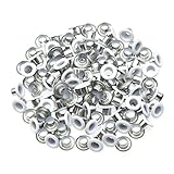 (ライチ) Lychee 100個セット ハトメ 鳩目 穴径4mm 選べる10カラー アイレット 手作り 手芸 レザー ハンドメイド スクラップブッキング アクセサリー