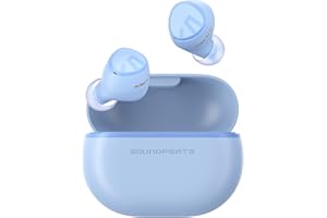 SoundPEATS Mini HS Wireless Earbuds - Hi-Res Audio with LDAC, AI Noise Cancelling Mic, Multipoint Connection, 36 Hours, Bluet