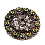 Carpe Diem Hardware 882-12VM Caché Escutcheon with Swarovski Crystals, Bronze [並行輸入品]