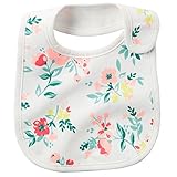 カーターズ（Carter's） 女の子用白xカラフルフラワーガーデンよだれかけ [並行輸入品]