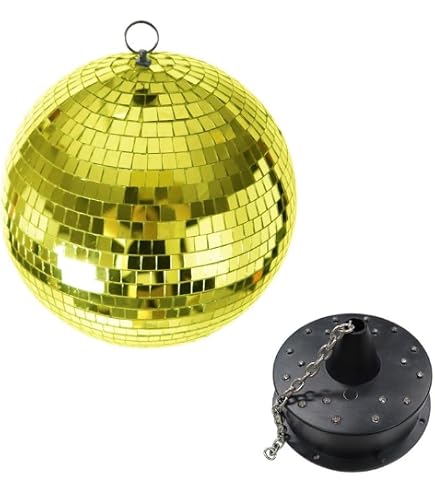 Amazon.co.jp: Patymo ミラーボール (20cm ゴールド) : ホーム＆キッチン