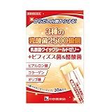 【 乳酸菌 クイックシールドゼリー 】 1袋に3種の乳酸菌2500億個【15ｇ 30袋入り】 ビフィズス菌 酪酸菌 ヒアルロン酸 コラーゲン イソマルオリゴ糖 スティックゼリー 飲みやすいゼリータイプ からだの内側から守る！ 健康補助食品 Lactic acid bacteria 乳酸菌ゼリー 中京医薬品 薬剤師プロデュース