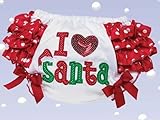I Love Santa Diaper Cover by Bearington [並行輸入品]