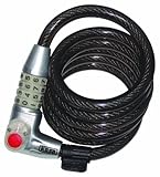 KASP ワイヤーロックチェーン ダイヤル式コイル 1800mm K750L180