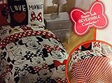 Minnie Mouse 6 Piece Complete Twin Bed Set with Reversible Comforter [並行輸入品]