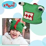 Zooni(ズーニ) ふわふわもこもこ キッズ&ベビーニット帽子ニットワッチ Dino-mite L（2～5Y)