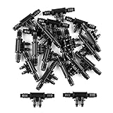 ドリップ灌漑システム散水用具　8/11ホースと4/7ホース接続用　3方向/4方向分岐コネクター　散水ホースにつなぐだけで簡単接続　３タイプ選択可　 20個セット (タケノコニップルー(8/11-4/7