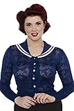 Voodoo Vixen - Jenni Navy Sea-Worthy Look M / Navy