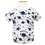 (ポスター) POSTAR　土星柄 TEE キッズ Tシャツ　ピンク　130cm
