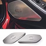 に適しマツダロードスター Roadster FR ND系 (Mazda MX-5) 2016-2024 アルミニウム合金車内部ドアサイドスピーカーホーントリムカバーカーアクセサリー