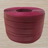 手芸用PPバンド 標準色 特別色 限定色 新色 信越工業製 小巻 PPバンド 15mm×100m (ワインレッド)