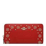 (コーチ) COACHラウンドファスナー長財布 F53636 レディース財布 レッド [アウトレット品] [並行輸入品]