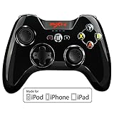 iPhone コントローラー Apple認証 IOS Bluetooth MFi ゲームパッド　iPhone, iPad, iPod touch, apple TV対応 (黒)