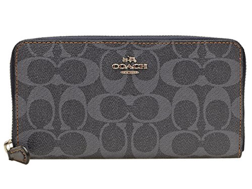 [コーチ] COACH 財布 (長財布) F57665 デニム SV/DE シグネチャー 長財布 レディース [アウトレット品] [並行輸入品]