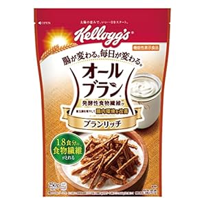 ケロッグ オールブラン ブランリッチ 250g ×6袋 小麦ふすま シリアル