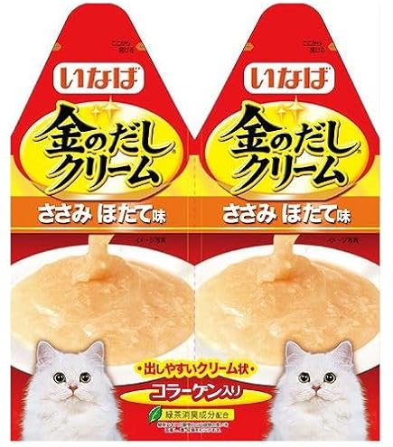 Amazon.co.jp: いなば キャットフード 金のだし クリーム ささみ