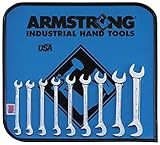 Armstrong 27-937 5 Piece Full Polish 15 and 80° Miniature Angle Open End Wrench Set [並行輸入品]