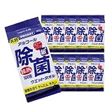 アルコール 除菌ウェットタオル 詰替用 10個セット(1パック/100枚入)
