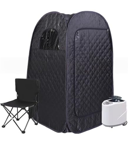 Amazon.co.jp: Quikzy 家庭用サウナ室、折りたたみ式テント、三層構造