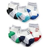 カーターズ（Carter's）2015年 男の子用なんちゃってスニーカー風ソックス6枚組セット,靴下ギフト,子供ベビーキッズ服,赤,くつした,青ソックス (12-24months(78-86cm)) 