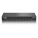 8ポート 10Gb SFP+ ウェブマネージドファイバースイッチ 8×10G SFP+ポート | マルチギグ 10G-2.5G-1G | ファンレス | 160G帯域幅 | メタルケーシング ラックマウントなし | ジャンボフレーム/ VLAN/ リンクアグリゲーション/ QoS対応