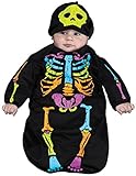 スケルトンホオジロの赤ちゃんの衣装 Skeleton Bunting Baby Costume