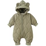 Baby nest ベビー服 ジャンプスーツ カバーオール クマ 長袖ロンパース コート 防寒 秋冬用 男の子 女の子 66 73 80 90 100