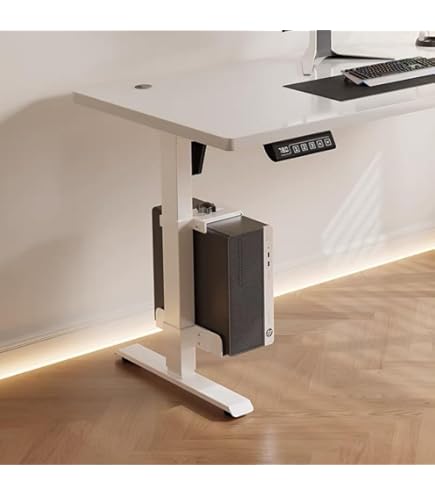 Amazon | デスクトップPC吊り下げブラケット 冷延鋼製・耐荷重30kg