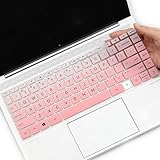 キーボードカバー 2022 HP Spectre x360 ノートパソコン 14-ea 14t-ea200 14t-ea100 14-ea0047nr 14-ea2035nr & HP Spectre x360 16t-f000 16t-f100 16-f00用 35nr キーボード 保護スキン-オンブルピンク