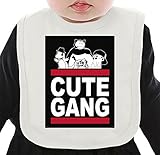 Cute Gang ネクタイを有する有機ビブ Medium