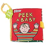 JOLLYBABY 布の絵本 さわって発見 動物いっぱい 英語付き (子供)