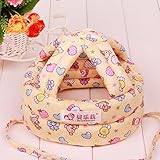 ベビー ヘルメット SAVOKI 綿100％ 頭部保護 サイズ調節可能 怪我防止 衝撃吸収 軽量透気 高密度スポンジ 赤ちゃん用 出産祝い 03