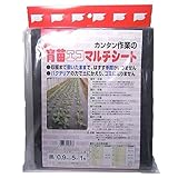渡辺泰 育苗エコマルチシート 黒 0.9×5M