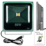 ZITRADES Safety first Quality first 50W Ultra Thin Security led Floodlight Warm White for Indoor Out