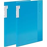 コクヨ クリヤーブック ノビータ 固定式 A4 20枚 ライトブルー 2冊セット ラ-NV20LBX2SET
