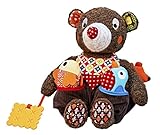 Woodours Baby Activity Rattle and Teether Bear [並行輸入品]