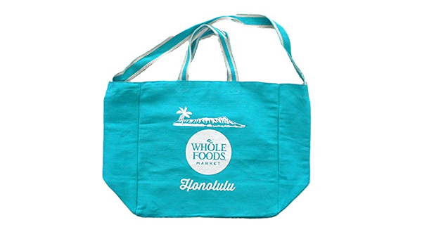 Amazon Wholefoodsmarket ホールフーズマーケット ホノルル 2way ショルダートートバック ティール 並行輸入品 シューズ バッグ