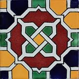 4.2 X 4.2 9個チェーンSanta Barbara Mexican Tile
