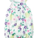 カーターズ Carter's ロンパース 前開き ノースリーブ フリルストラップ 綿リブ100% Snap-Up Printed Romper 24M (83-86cm) [並行輸入品]